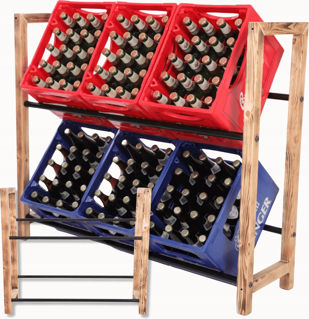 Italtartó állvány Sörszállító állvány Fém Öko Rudak