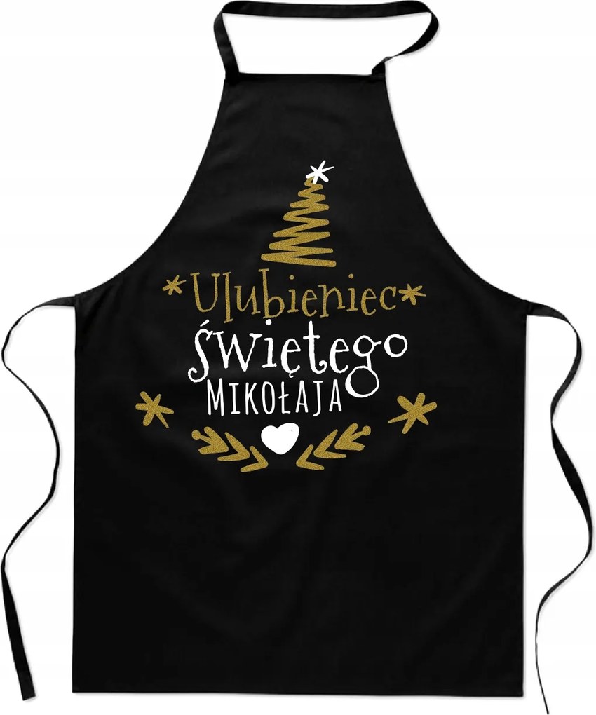 Konyhai Kötény Mikulás Kedvencének felirattal ajándék neki