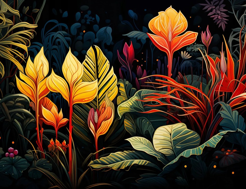 Poszter 65x50cm Trópusi szimfónia