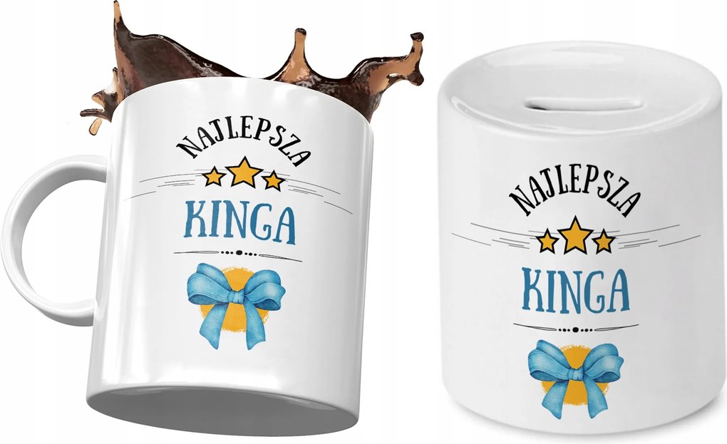 Kinga Bögre Ajándék persely szett fényképes nyomtatással