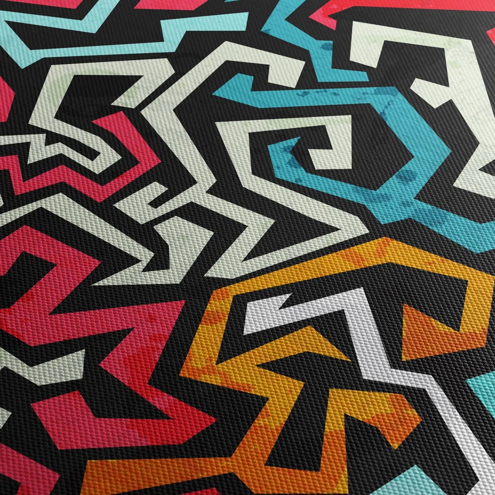 Grafikus absztrakciós kép (150x105 cm)