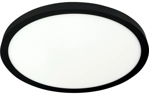 LED mennyezeti lámpatest LED/24W/230V 3000/4000/6500K átm. 30 cm fekete