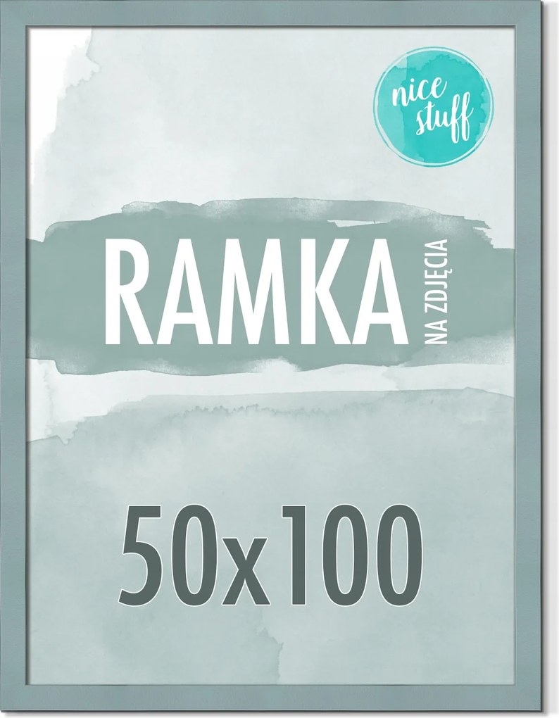 Képkeret 50x100 Képkeret Képkeret poszter Szürke-kék