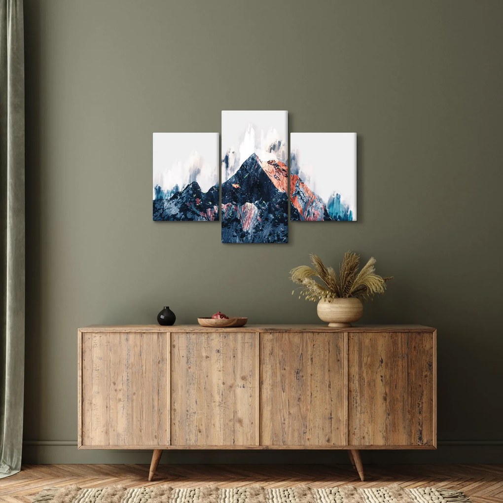 Kép - Absztrakt hegy (90x60 cm)