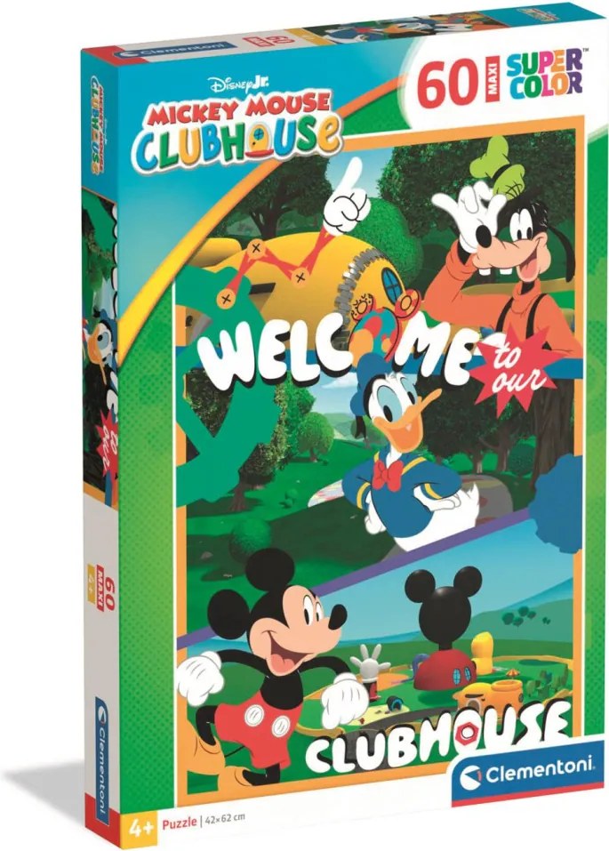 Disney Mickey Clubhouse 60 db-os maxi puzzle Clementoni
