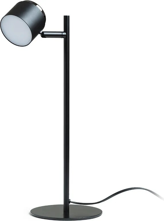 RENDL NOVA asztali lámpa fekete króm/opálakril 230V LED 4.2W 3000K