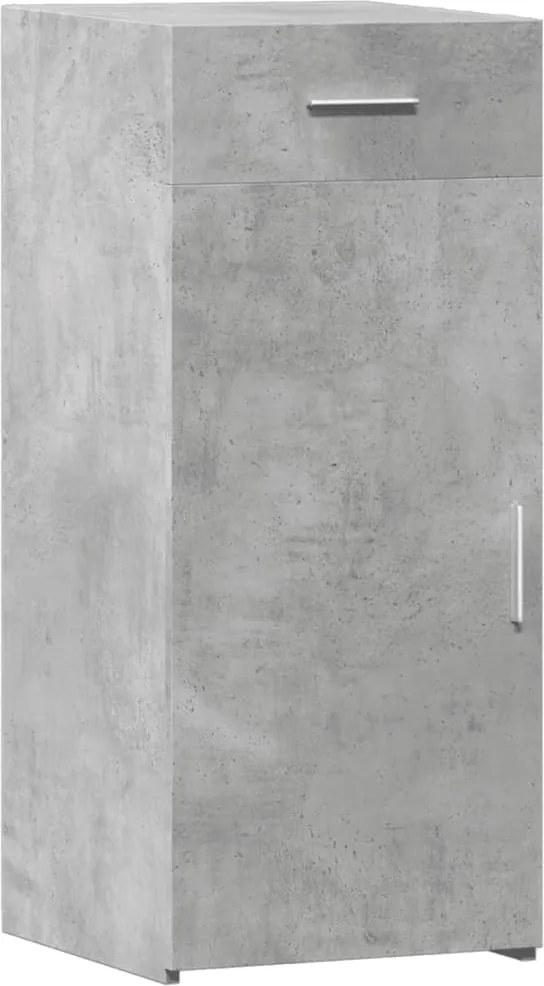 vidaXL betonszürke szerelt fa tálalószekrény 40 x 42,5 x 93 cm