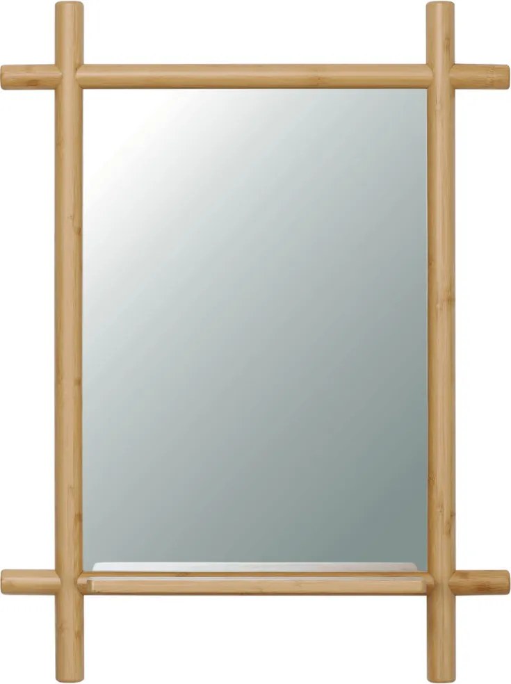 Falitükör, bambusz, natúr, AZR-B027