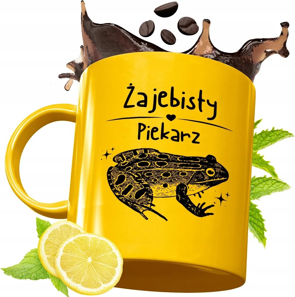 Prémium Arany Bögre Péknek Ajándék Nyomtatott Fotóval