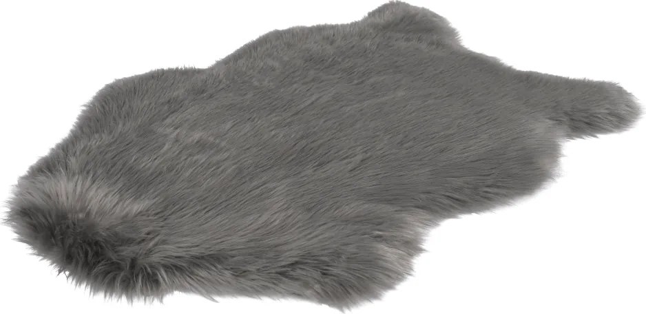 Műszőrme, szürke, 60x90, EBONY TYP 5