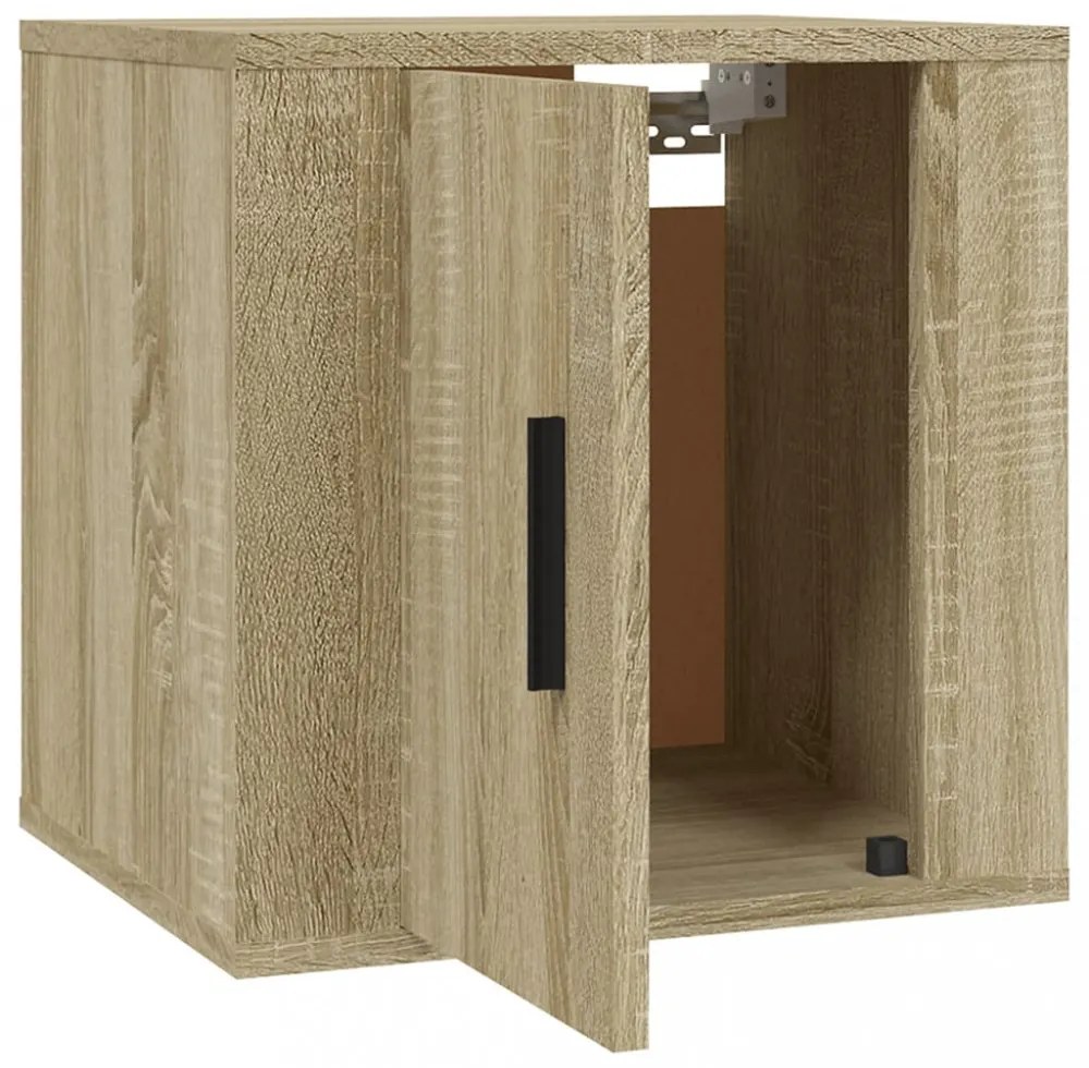 2 db sonoma tölgy fali TV-szekrény 40x34,5x40 cm