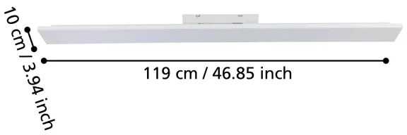 Eglo 900708 - LED mennyezeti lámpatest TURCONA-B LED/21W/230V 3000K 118,7 cm