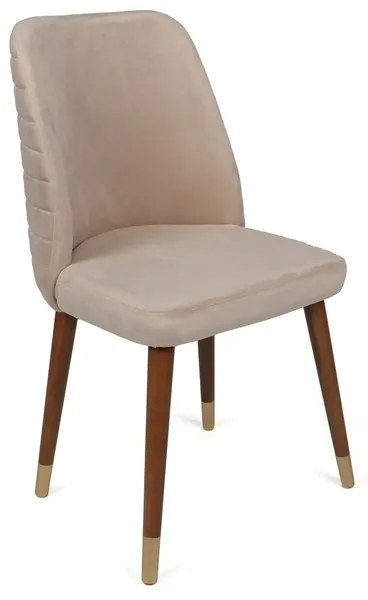 Hugo Cream and Walnut étkezőszék szett, 4 db