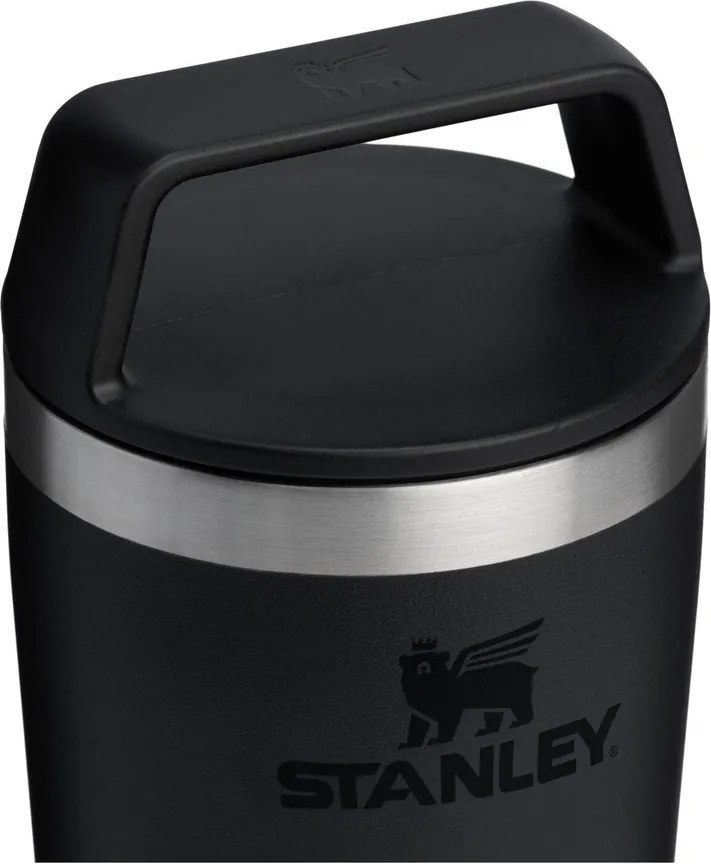 Fekete rozsdamentes acél termobögre 350 ml Café-To-Go Travel Mug Black 2.0 – Stanley