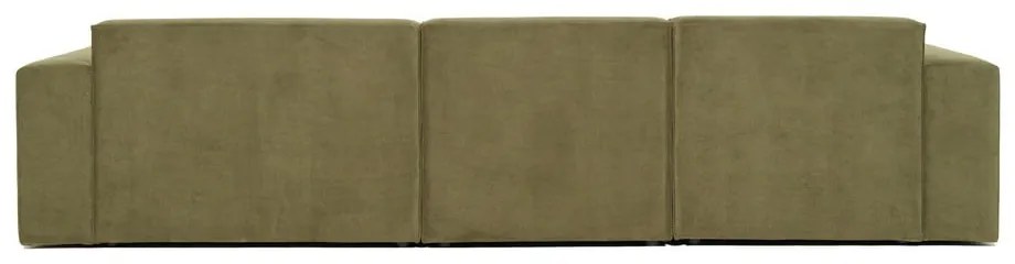 Sting zöld kordbársony sarokkanapé, jobb oldali - Scandic