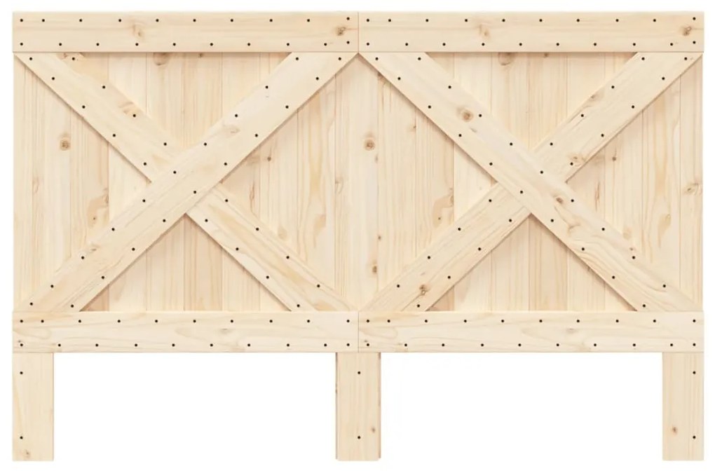 tömör fenyőfa fejtámla 160 x 104 cm