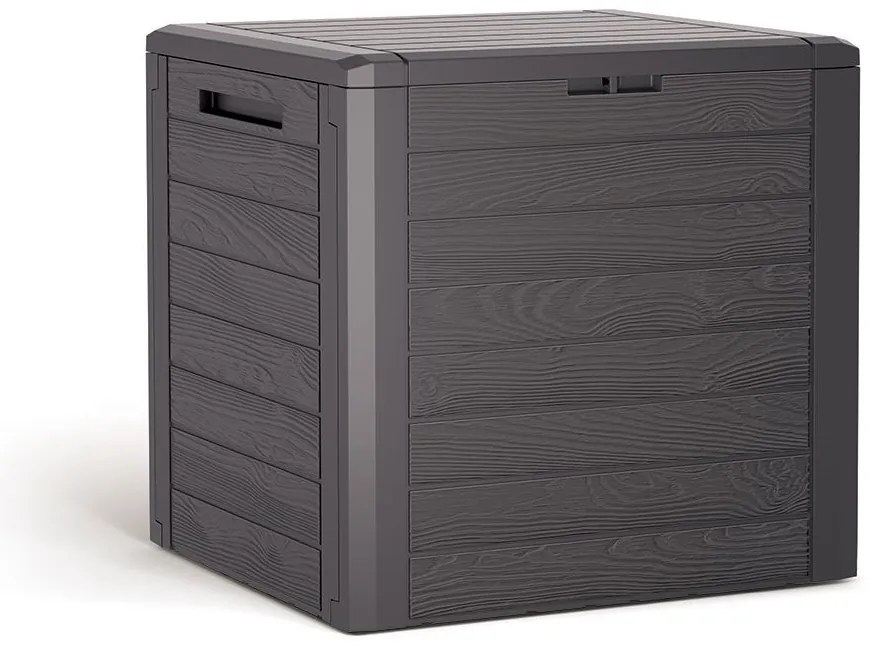 Prosperplast WOODEBOX kerti box barna 140L
