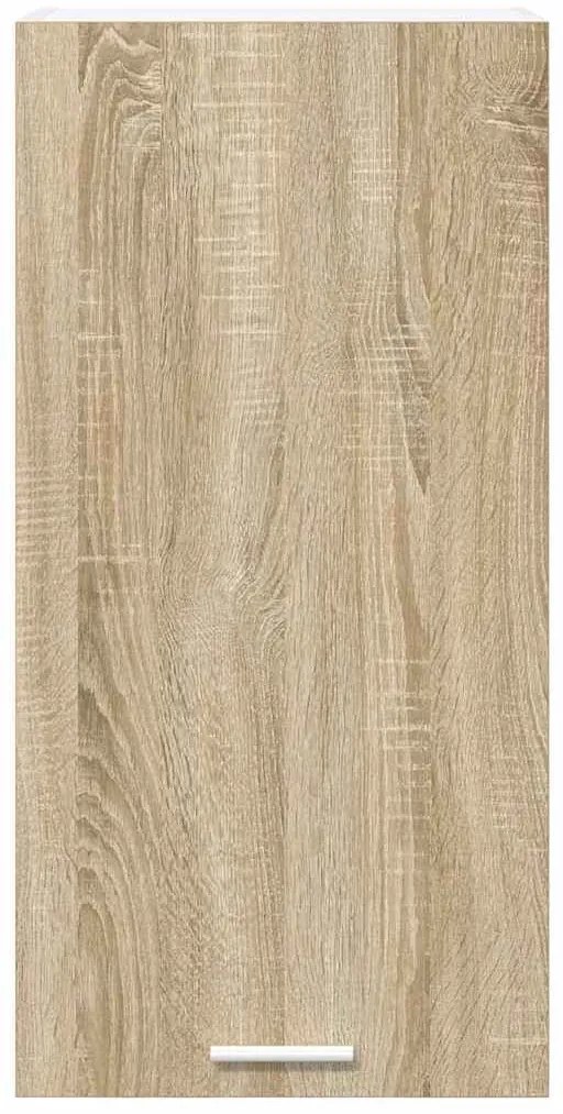 Függő szekrény Riga Sonoma tölgy és fehér 40 x 31 x 80 cm