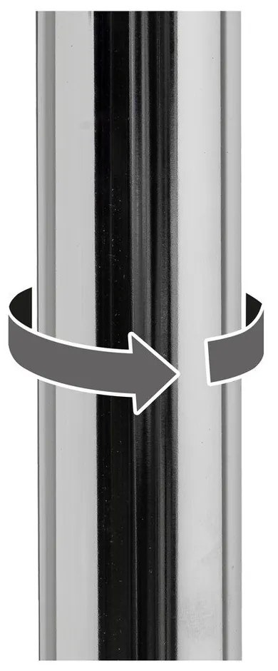 Fehér bőr utánzat állítható magasságú bárszék szett 2 db-os (ülésmagasság 56,5 cm) – Casa Selección