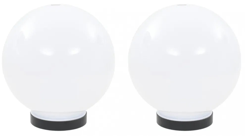 2 db LED gömblámpa 20 cm PMMA