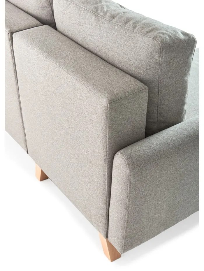 Pop világosszürke kinyitható variálható sarokkanapé - Bonami Selection