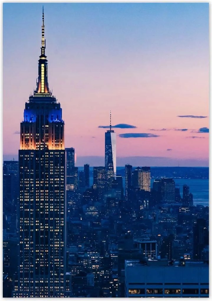 Poszterek 70x100 New York felülnézet