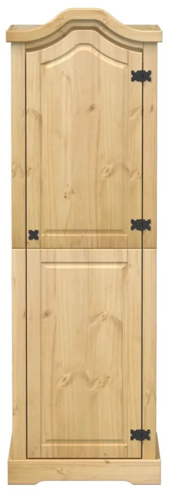 vidaXL Corona tömör fenyőfa ruhásszekrény 55 x 52 x 170 cm