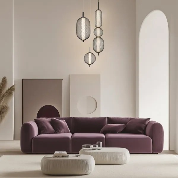 PUMA LED függeszték kábelen, 10W/230V, átmérő 15 cm, fekete