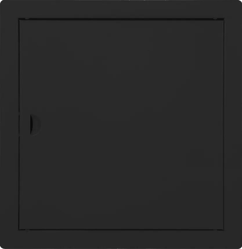 Revíziós Ajtó Fém Fekete 25x25 Patentos