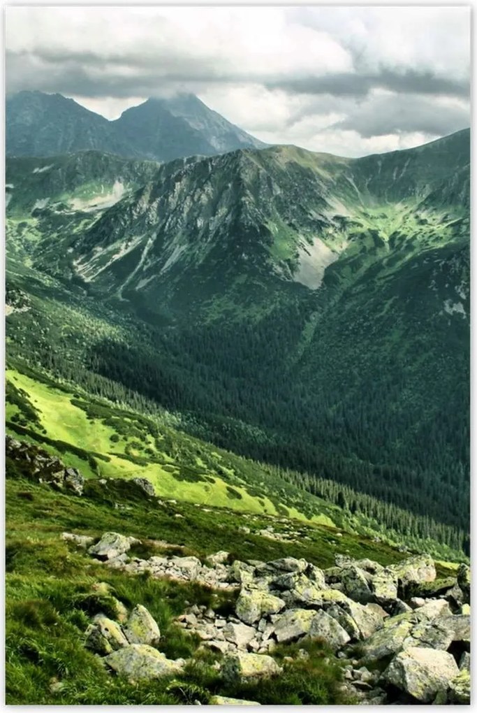 Poszterek 60x90 Tátra Lengyel hegyek Kilátás