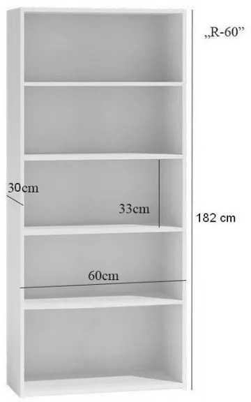 Cordoba II New R60 Polc 60 cm - Fehér N