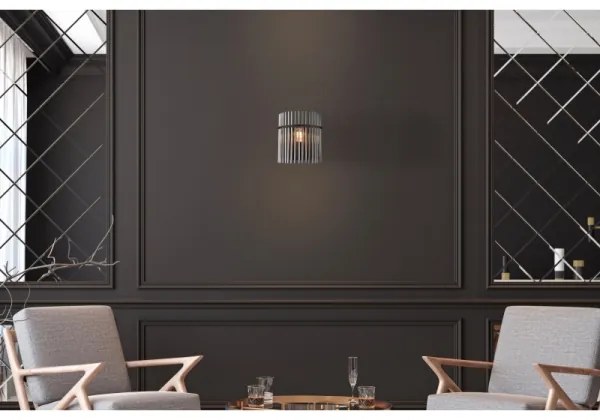 Globo 15698W - Fali lámpa GORLEY 1xE27/60W/230V fekete