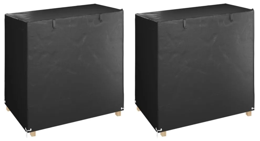 2 db polietilén hintapadhuzat 8 fűzőlyukkal 125x90x135/165 cm