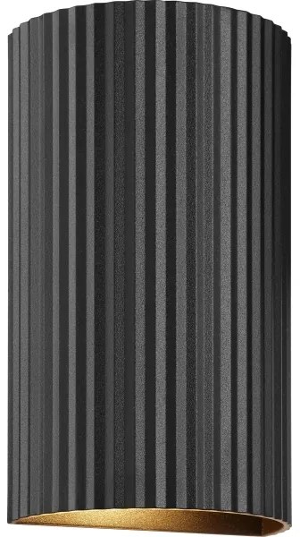 Brilliant - Fali lámpa UNDULA 2xGU10/10W/230V fekete