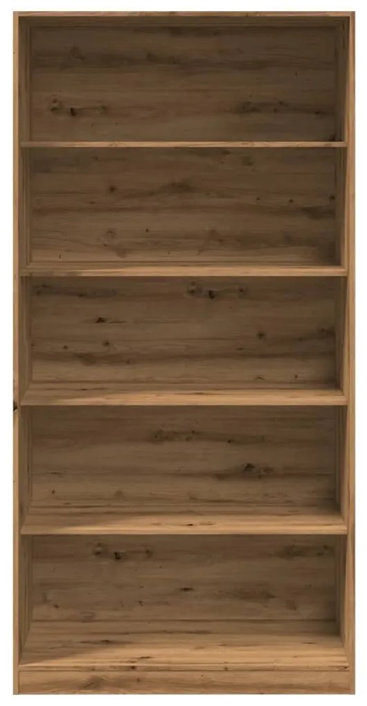 kézműves tölgy színű szerelt fa ruhásszekrény 100 x 50 x 200 cm
