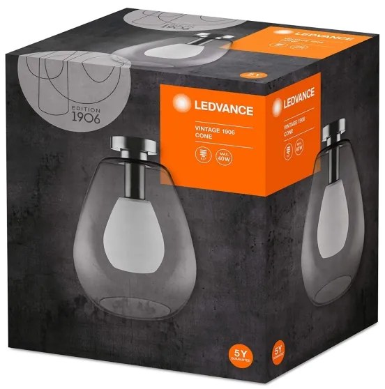 Ledvance - Mennyezeti lámpa CONE 1xE27/40W/230V