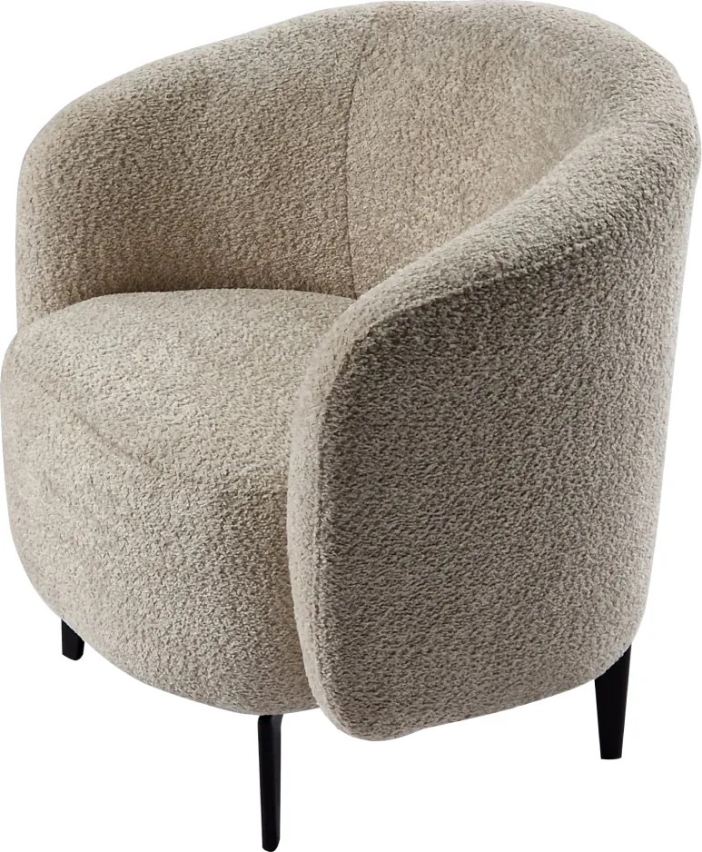 Fotel, bézs/fekete, PRESO