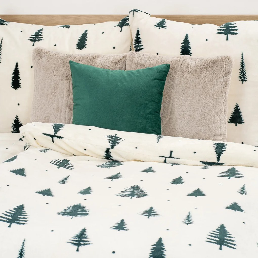 4Home Serene Forest mikroflanel ágynemű, 140 x 220 cm, 70 x 90 cm