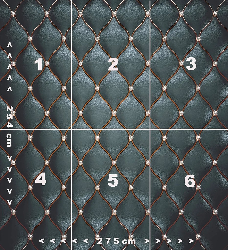 Fotótapéta falra DIAMONDS 275x254 cm