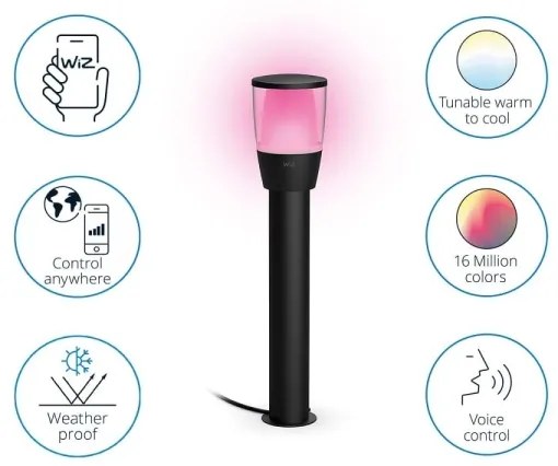 WiZ-LED RGBW Dimmelhető kültér lámpa ELPAS LED/3,6W/12V 2700-5000K IP65 Wi-Fi