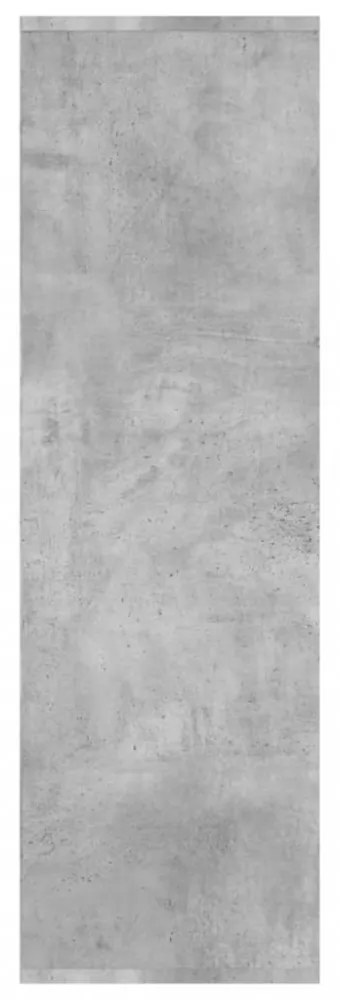 betonszürke szerelt fa könyvszekrény 98 x 29 x 97,5 cm