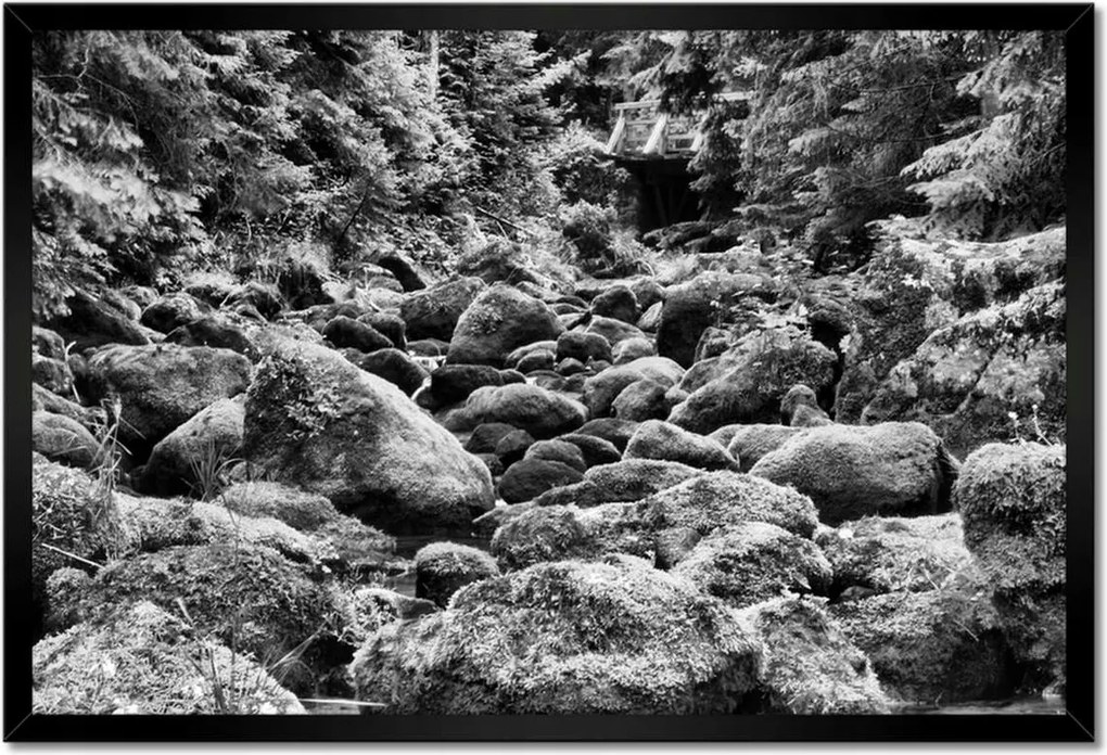 Poszterek keretben 60x40 Tátra Lengyel hegyek Kilátás