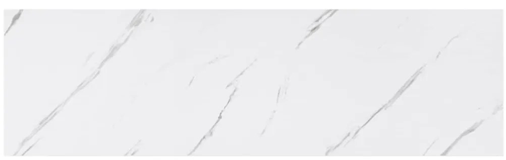 vidaXL Falpolc Falra szerelhető Fehér márvány 90 x 23,5 x 4 cm Faanyag