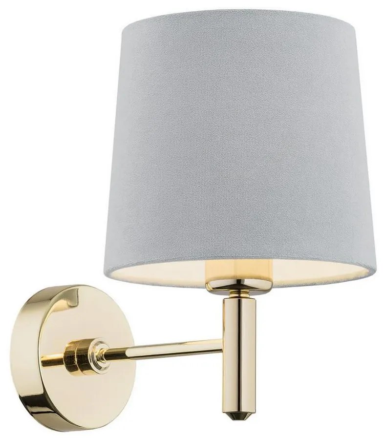 Argon 4347 - Fali lámpa PONTE 1xE27/15W/230V szürke/réz