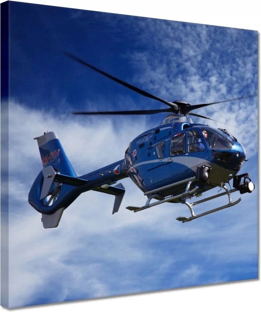 Vászonkép 30x30 Rendőrségi helikopter