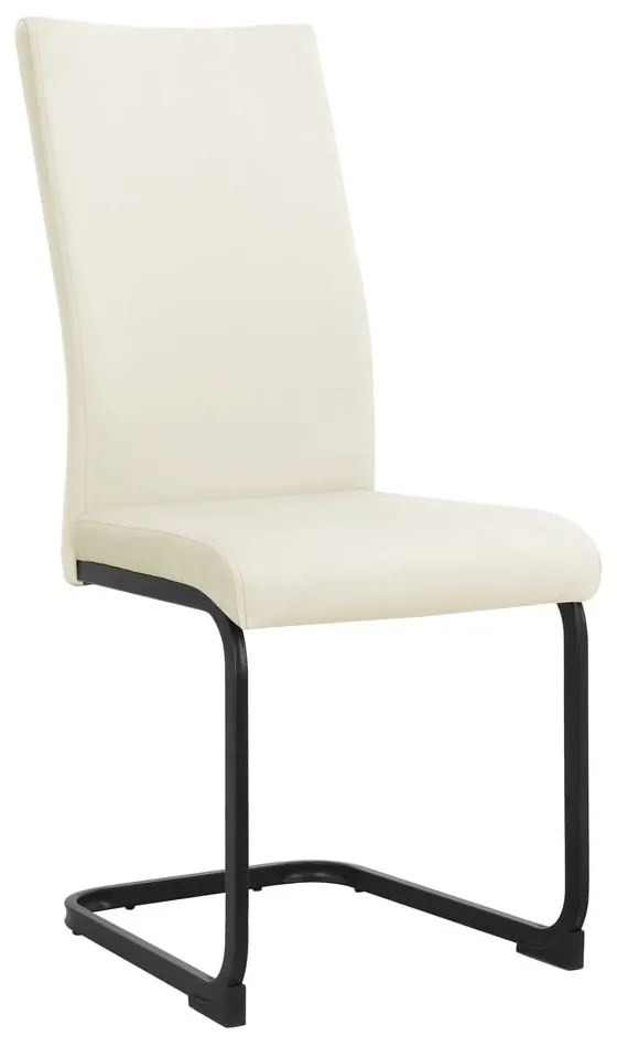 Krémszínű bársony étkezőszék szett 2 db-os Sia – Støraa