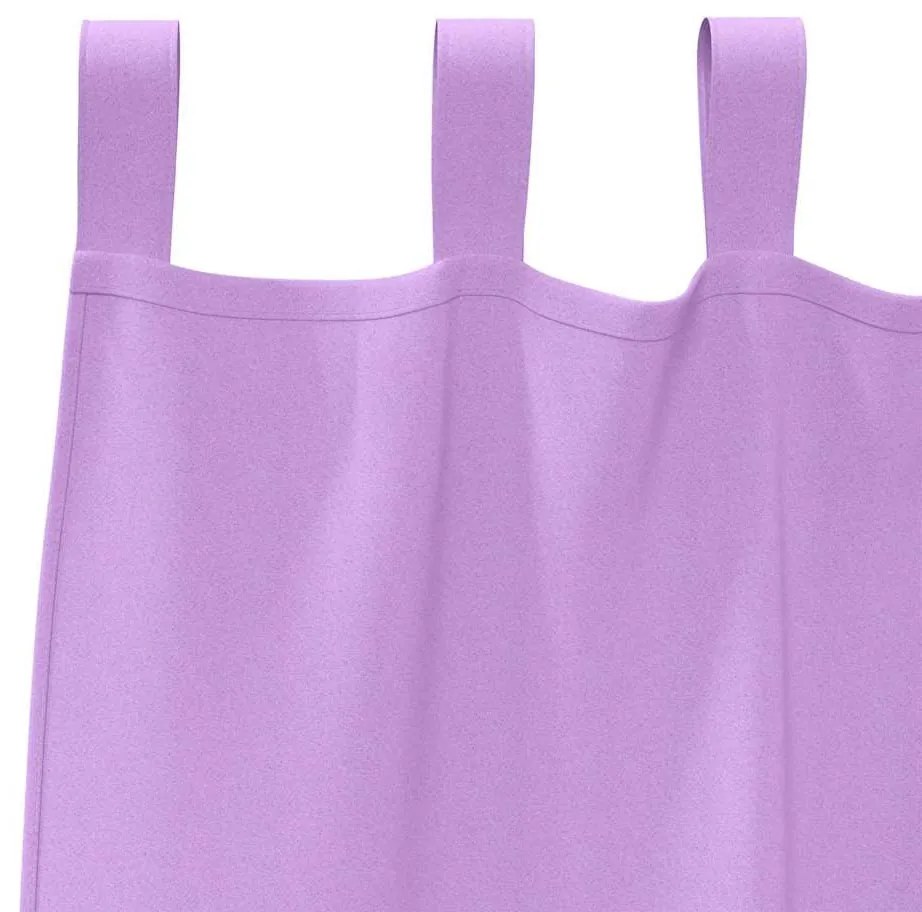 Függönyök függönyökkel 2 pcs Lila 175x140cm Poliészter