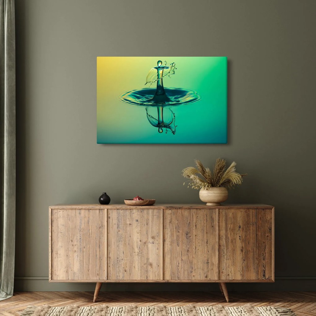 Vízcseppek képe (90x60 cm)