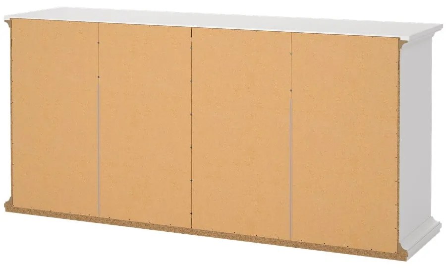 Fehér alacsony komód 183x87 cm Paris – Tvilum