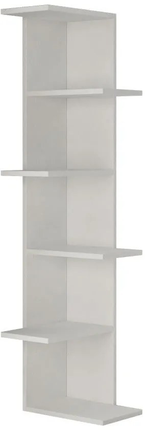 Saso fehér könyvespolc